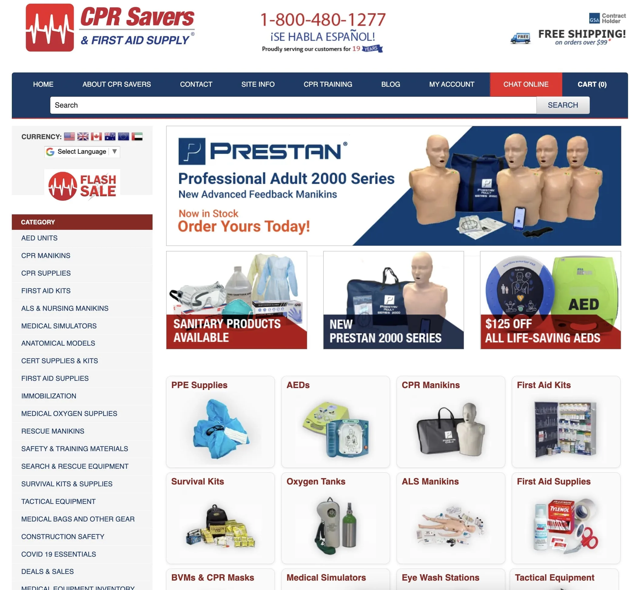 CPR Savers — website