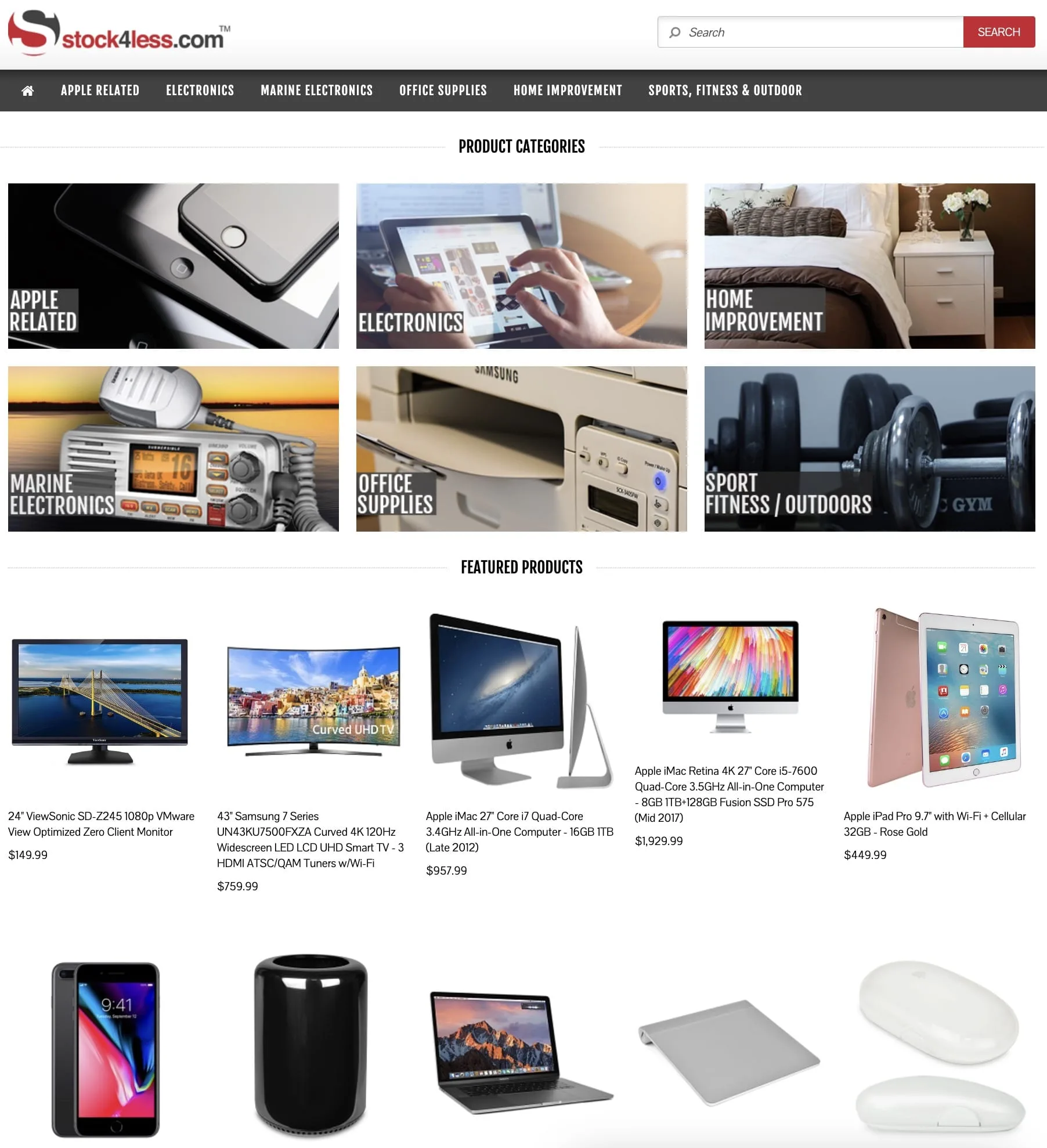 Stock4Less — website