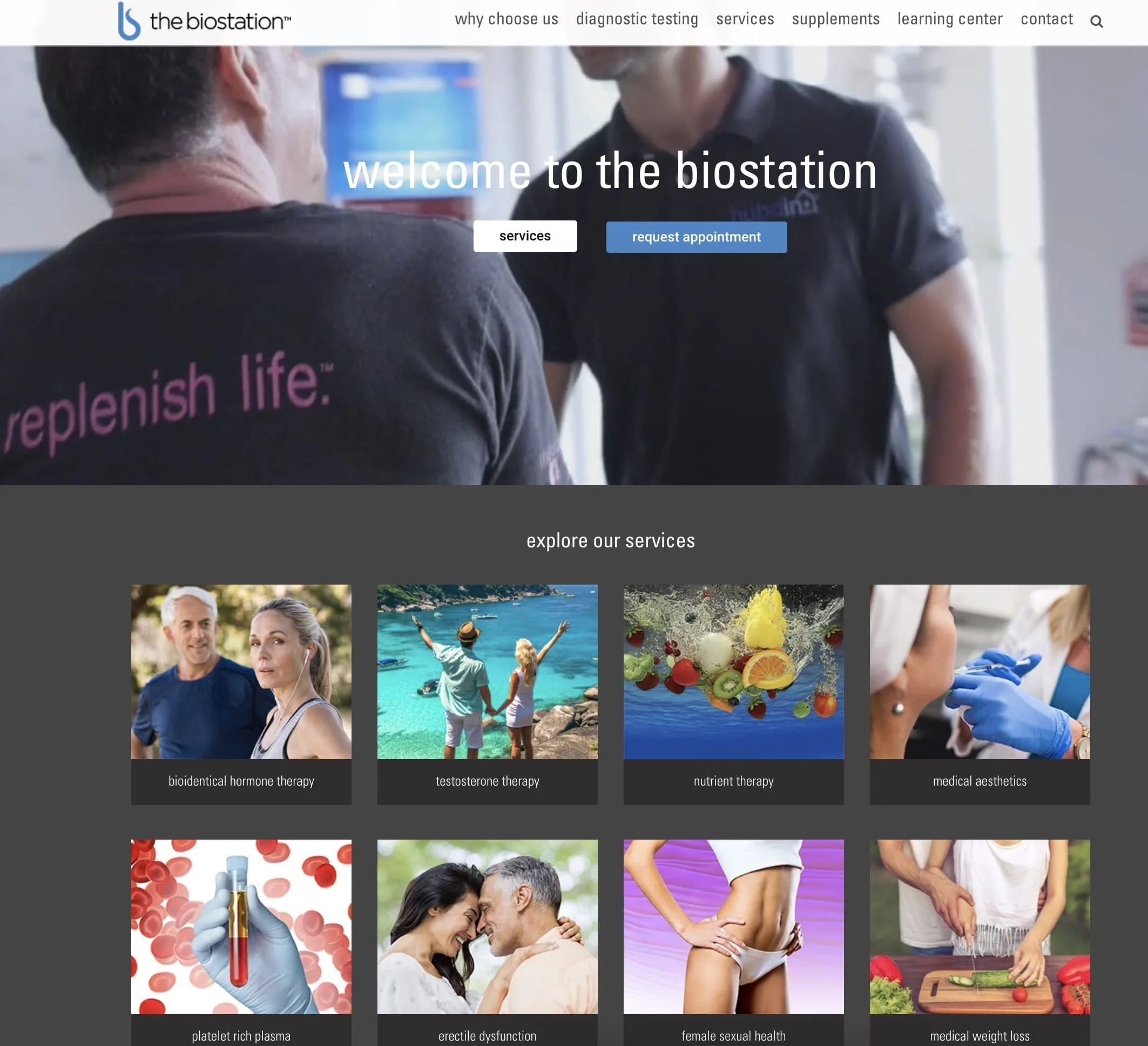 The Bio Station — website