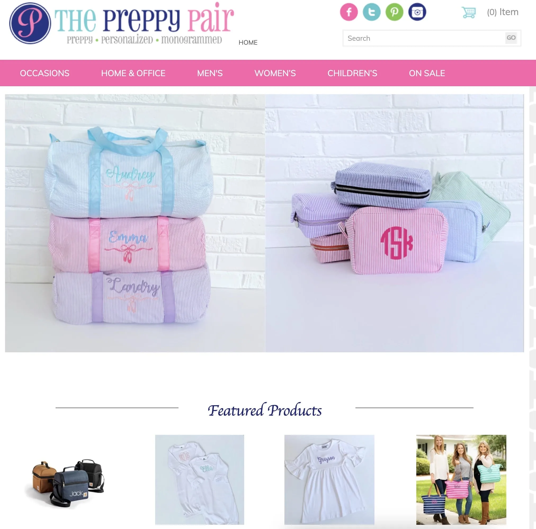 The Preppy Pair — website