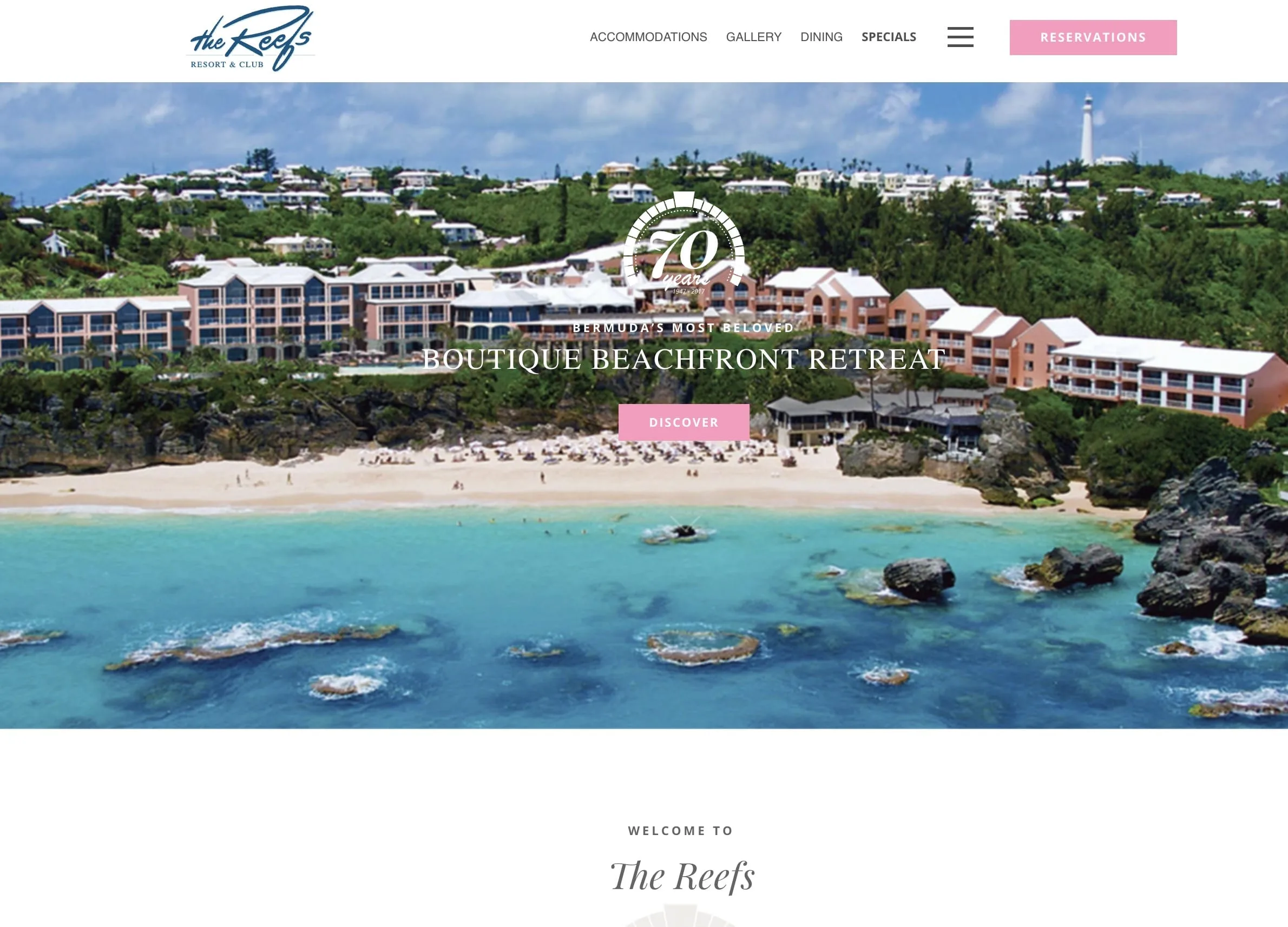 The Reefs Resort & Club — website